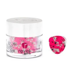 D1006 Celebrity Pink Metallic Flake Dip Powder