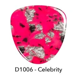 D1006 Celebrity Pink Metallic Flake Dip Powder -Revel Nail Store dip powder d1006 celebrity pink metallic flake dip powder 35973254283462