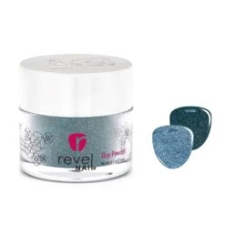 D1090 Regal Cobalt Blue Glitter Dip Powder