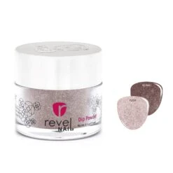 D1093 Sparkling Sands Pink Glitter Dip Powder