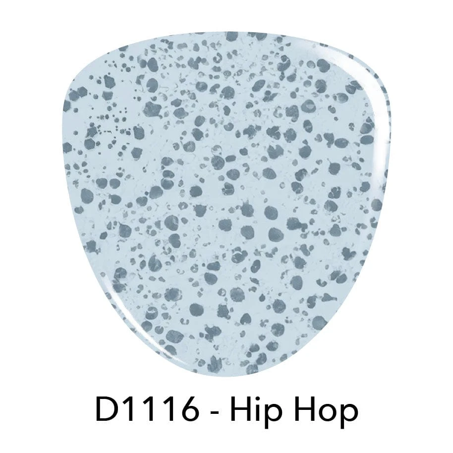 D1116 Hip Hop Blue Speckled Dip Powder 4 D1116 Hip Hop Blue Speckled Dip Powder - Image 2