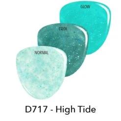 D717 High Tide Teal Flake Dip Powder -Revel Nail Store dip powder d717 high tide teal flake dip powder 35808367771846