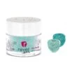 D819 Thunder Shower Teal Flake Dip Powder -Revel Nail Store dip powder d819 thunder shower teal flake dip powder 36507734442182