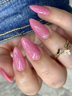 D820 Awesome Blossom Pink Flake Dip Powder -Revel Nail Store dip powder d820 awesome blossom 35699137544390