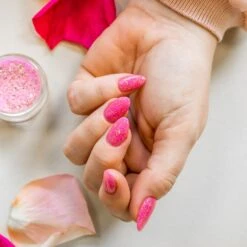 D820 Awesome Blossom Pink Flake Dip Powder -Revel Nail Store dip powder d820 awesome blossom 35703727849670