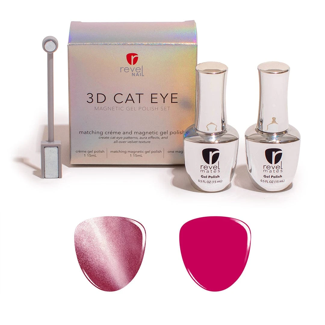 Coming Up Roses 3D Cat Eye Magnetic Gel Polish Duo 3 Coming Up Roses 3D Cat Eye Magnetic Gel Polish Duo