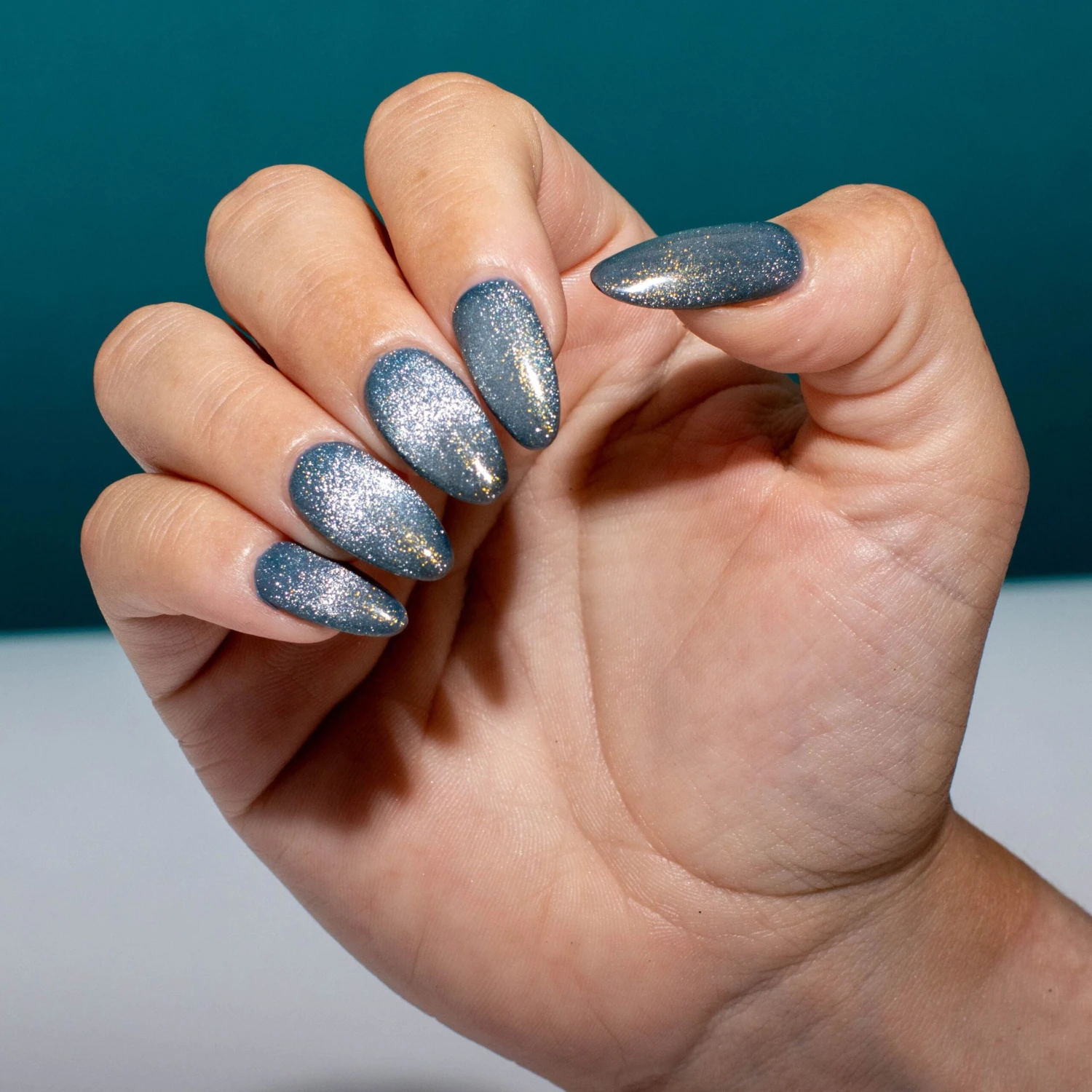 Denim Dreams 3D Cat Eye Magnetic Gel Polish Duo 4 Denim Dreams 3D Cat Eye Magnetic Gel Polish Duo - Image 2