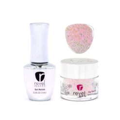 D480 Vanity Pink Glitter Gel Polish + Dip Powder Set