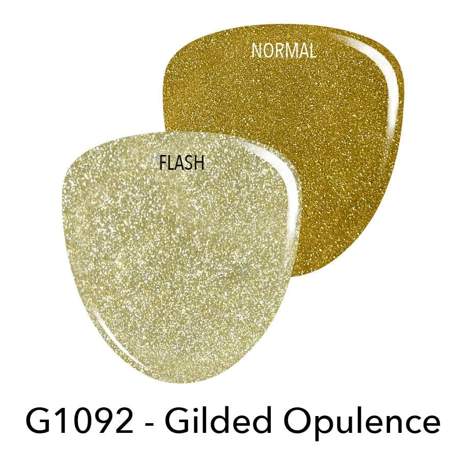 G1092 Gilded Opulence Gold Glitter Gel Polish 4 G1092 Gilded Opulence Gold Glitter Gel Polish - Image 2