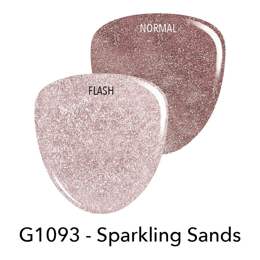 G1093 Sparkling Sands Pink Glitter Gel Polish 4 G1093 Sparkling Sands Pink Glitter Gel Polish - Image 2