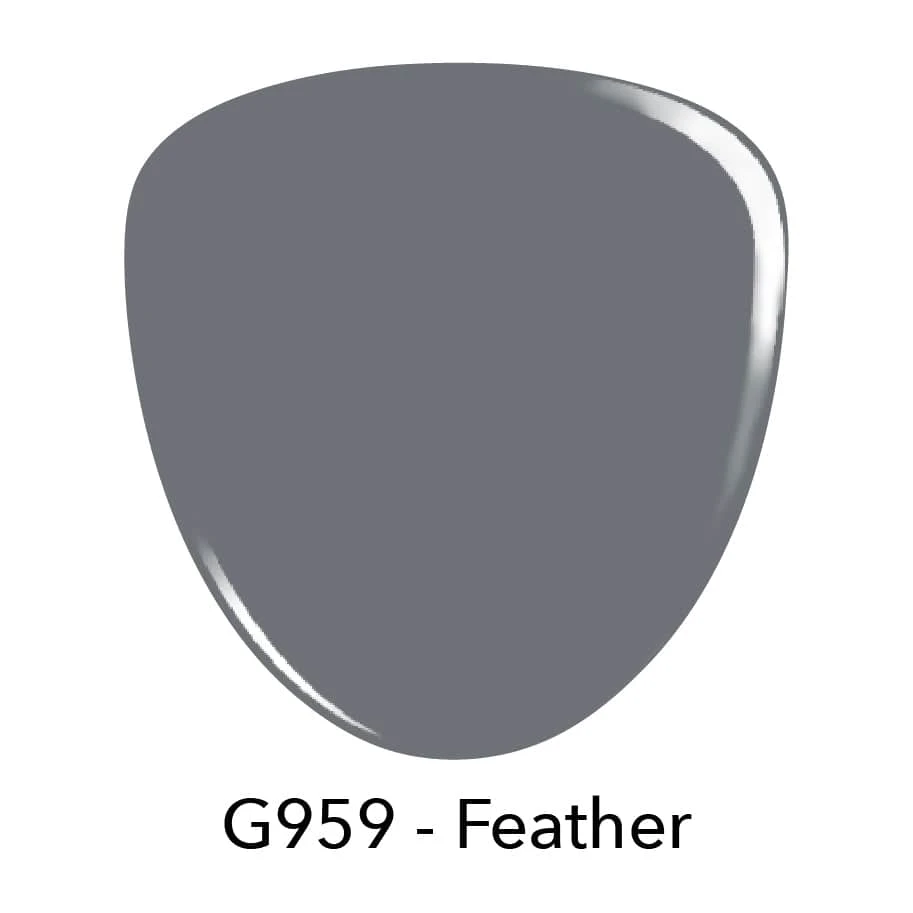 G959 Feather Gray Creme Gel Polish 4 G959 Feather Gray Creme Gel Polish - Image 2