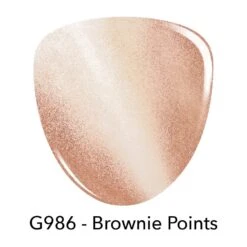 G986 Brownie Points Gold 3D Cat Eye Magnetic Gel Polish -Revel Nail Store gel polish g986 brownie points gold magnetic gel polish 35799328358598