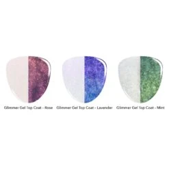 Glimmer Gel Polish Top Coat Trio -Revel Nail Store gel polish glimmer gel polish top coat trio 35584229703878
