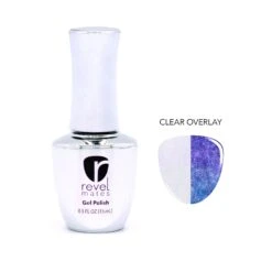 Revel Nail Store 7 Lavender Purple Glimmer Gel Top Coat