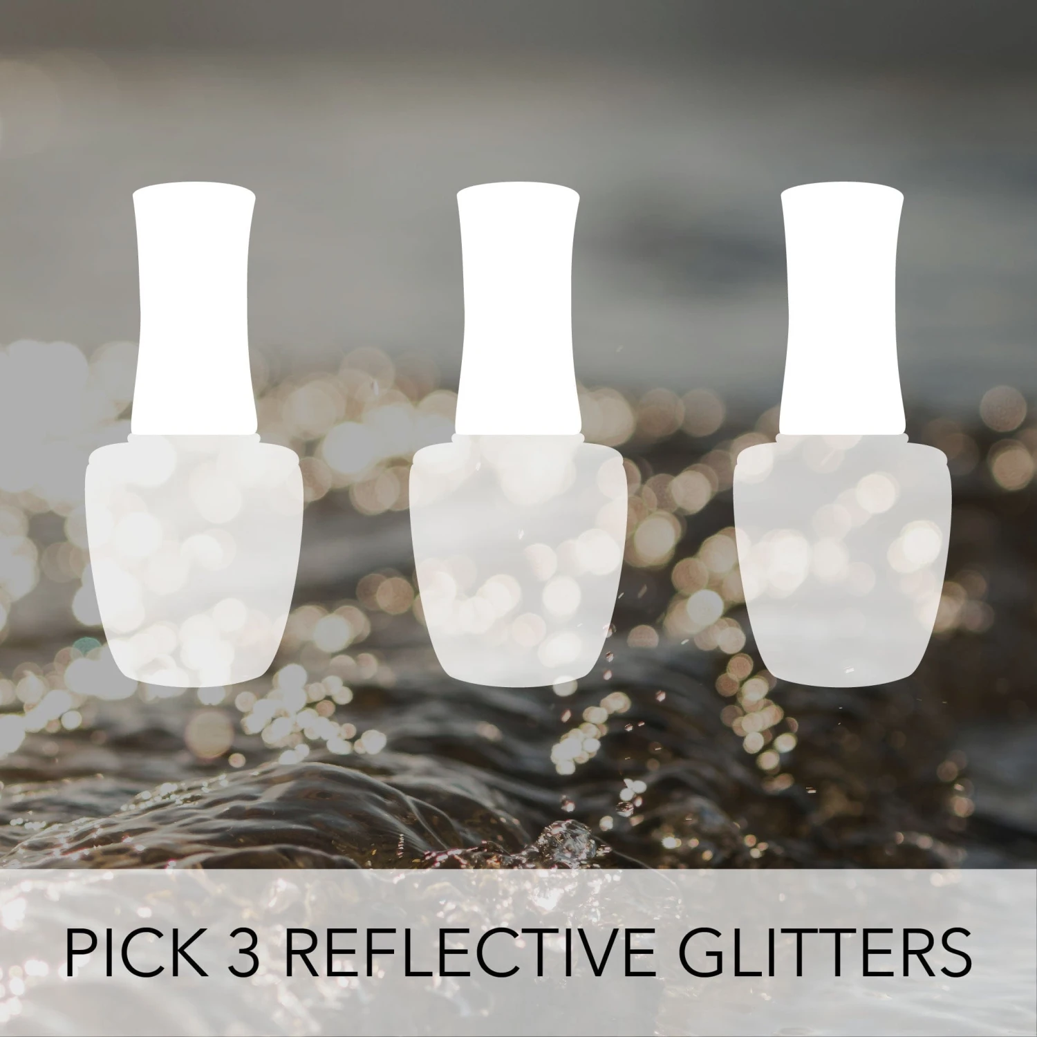 PICK 3 | RADIANT REVELRY REFLECTIVE GLITTER SHADES BUNDLE | GEL POLISH 3 PICK 3 | RADIANT REVELRY REFLECTIVE GLITTER SHADES BUNDLE | GEL POLISH
