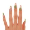 Groovy Greens | Gloss Long Coffin Press-On Nails -Revel Nail Store press ons groovy greens gloss long coffin press on nails 35340579504326