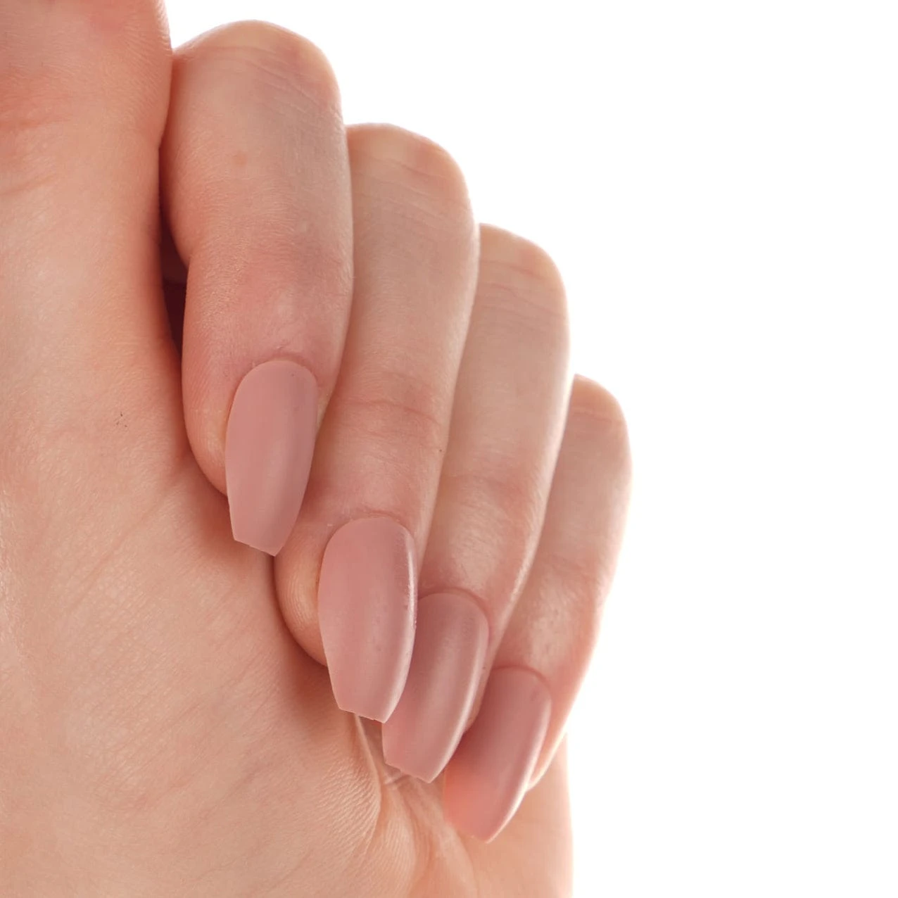 Rock 'n' Rosé | Matte Medium Coffin Press-On Nails 4 Rock 'n' Rosé | Matte Medium Coffin Press-On Nails - Image 2