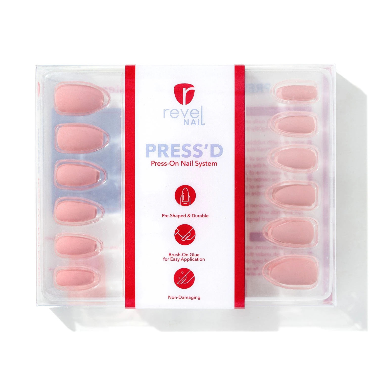 Rock 'n' Rosé | Matte Medium Coffin Press-On Nails 5 Rock 'n' Rosé | Matte Medium Coffin Press-On Nails - Image 3