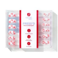 Strawberry Milk | Matte Medium Coffin Press-On Nails -Revel Nail Store press ons strawberry milk matte medium coffin press on nails 35340807241926