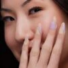Taro Cream | Gloss Long Almond Press-On Nails -Revel Nail Store press ons taro cream gloss long almond press on nails 35442022908102