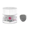D101 Wishful Gray Glitter Dip Powder -Revel Nail Store revel nail dip powder d101 wishful 32407610360006