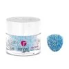 D492 Forever Blue Glitter Dip Powder -Revel Nail Store revel nail dip powder d492 forever 32462148567238