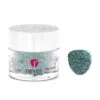 D498 Breezeway Blue Glitter Dip Powder