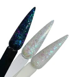 D621 Labyrinth (Overlay) Blue Flake Dip Powder -Revel Nail Store revel nail dip powder d621 labyrinth overlay 29831320469702