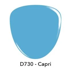 D730 Capri Blue Crème Dip Powder -Revel Nail Store revel nail dip powder d730 capri 33603234791622