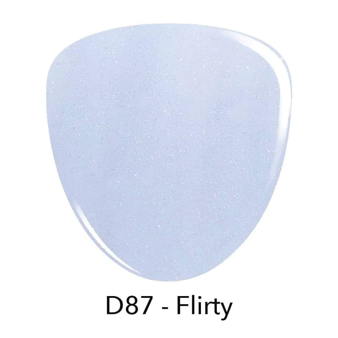 D87 Flirty Blue Shimmer Dip Powder 4 D87 Flirty Blue Shimmer Dip Powder - Image 2
