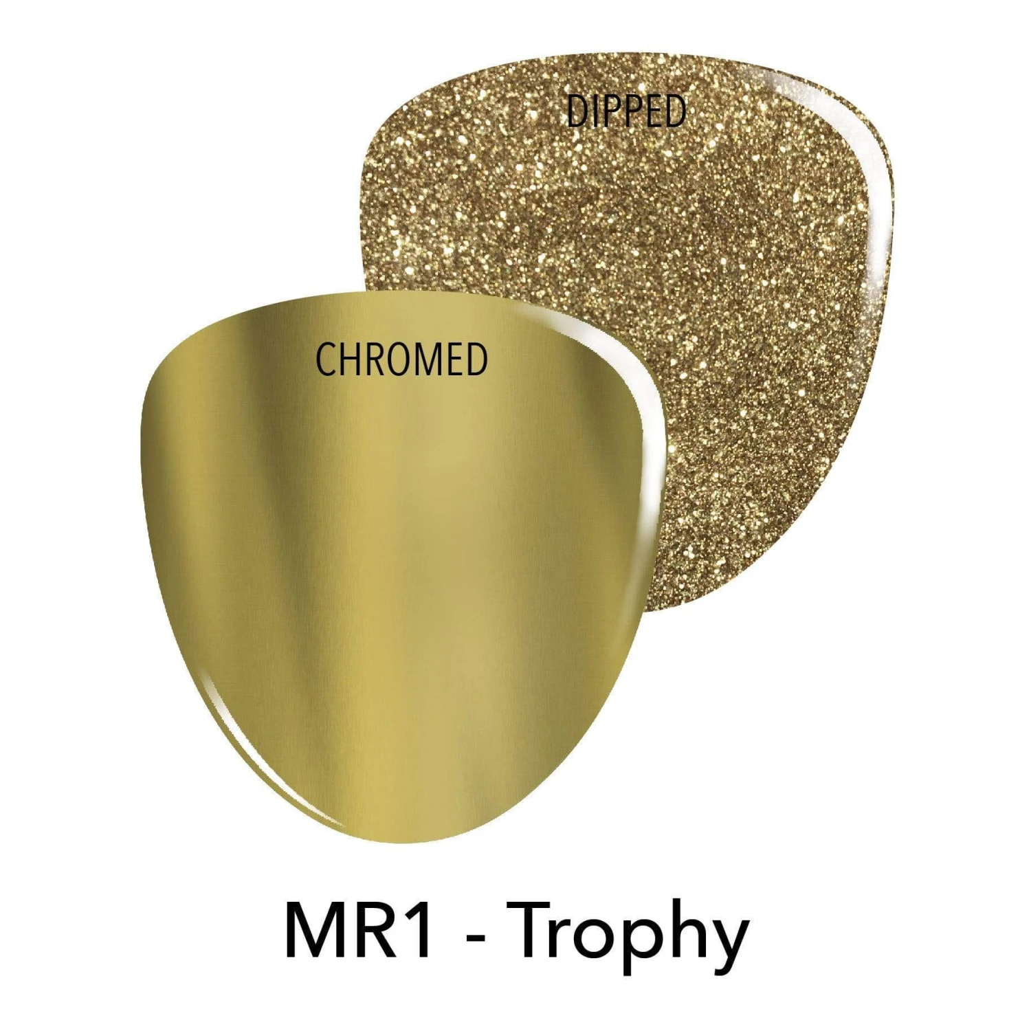 MR1 Trophy Gold Glitter Dip Powder 4 MR1 Trophy Gold Glitter Dip Powder - Image 2