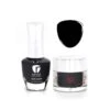 D7 Barbara Black Crème Nail Polish + Dip Powder Set -Revel Nail Store revel nail dip powder revel mates lacquer revel mates duo dip polish d7 barbara 15834272497769