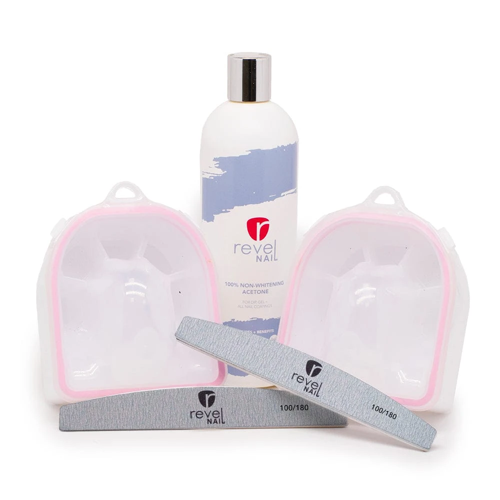 Dip Powder + Gel Polish Removal Kit 3 Dip Powder + Gel Polish Removal Kit