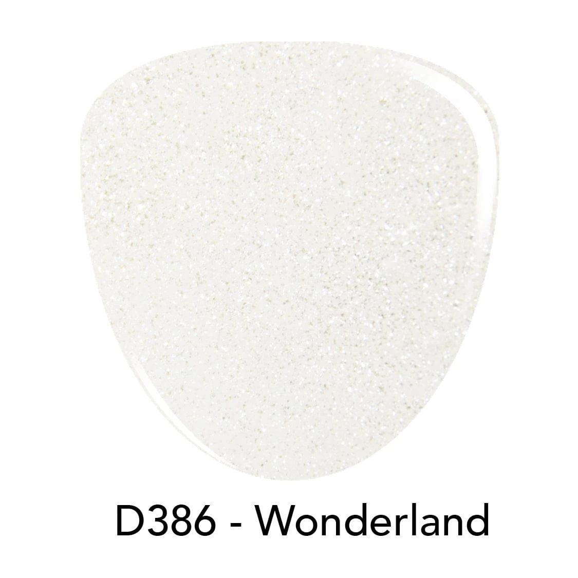 G386 Wonderland White Glitter Gel Polish 4 G386 Wonderland White Glitter Gel Polish - Image 2